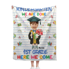Gifts For Kids In Graduation - Personalized Photo Blanket