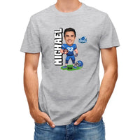 American Football Comics - Personalised Photo T-Shirt - A Gift for Football Fans