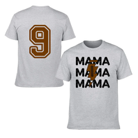 Football Support - Personalised Name And Number T-Shirt - A Gift for Family