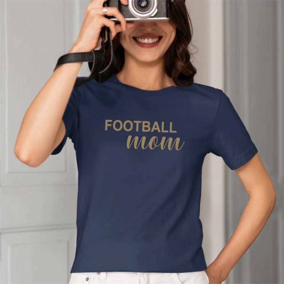Love football - Personalised Name And Number T-Shirt - A Gift for Family,Players