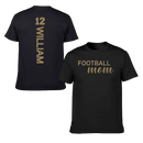 Love football - Personalised Name And Number T-Shirt - A Gift for Family,Players