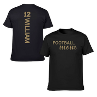 Love football - Personalised Name And Number T-Shirt - A Gift for Family,Players