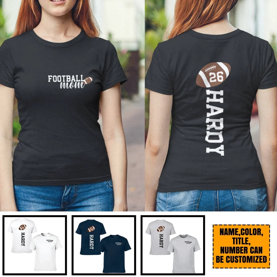 Football Season - Personalized Child's Name And Shirt Number - A Gift for Family