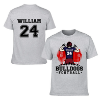 American Football - Personalised Character, Team Name, Name And Number T-shirt - A Gift for Football Players,Lovers