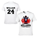 American Football - Personalised Character, Team Name, Name And Number T-shirt - A Gift for Football Players,Lovers