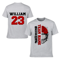 Football Helmet - Personalised Helmets And Name T-shirt - A Gift for Football Players,Lovers