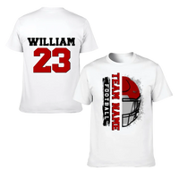 Football Helmet - Personalised Helmets And Name T-shirt - A Gift for Football Players,Lovers