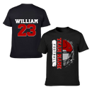 Football Helmet - Personalised Helmets And Name T-shirt - A Gift for Football Players,Lovers