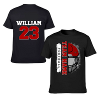 Football Helmet - Personalised Helmets And Name T-shirt - A Gift for Football Players,Lovers