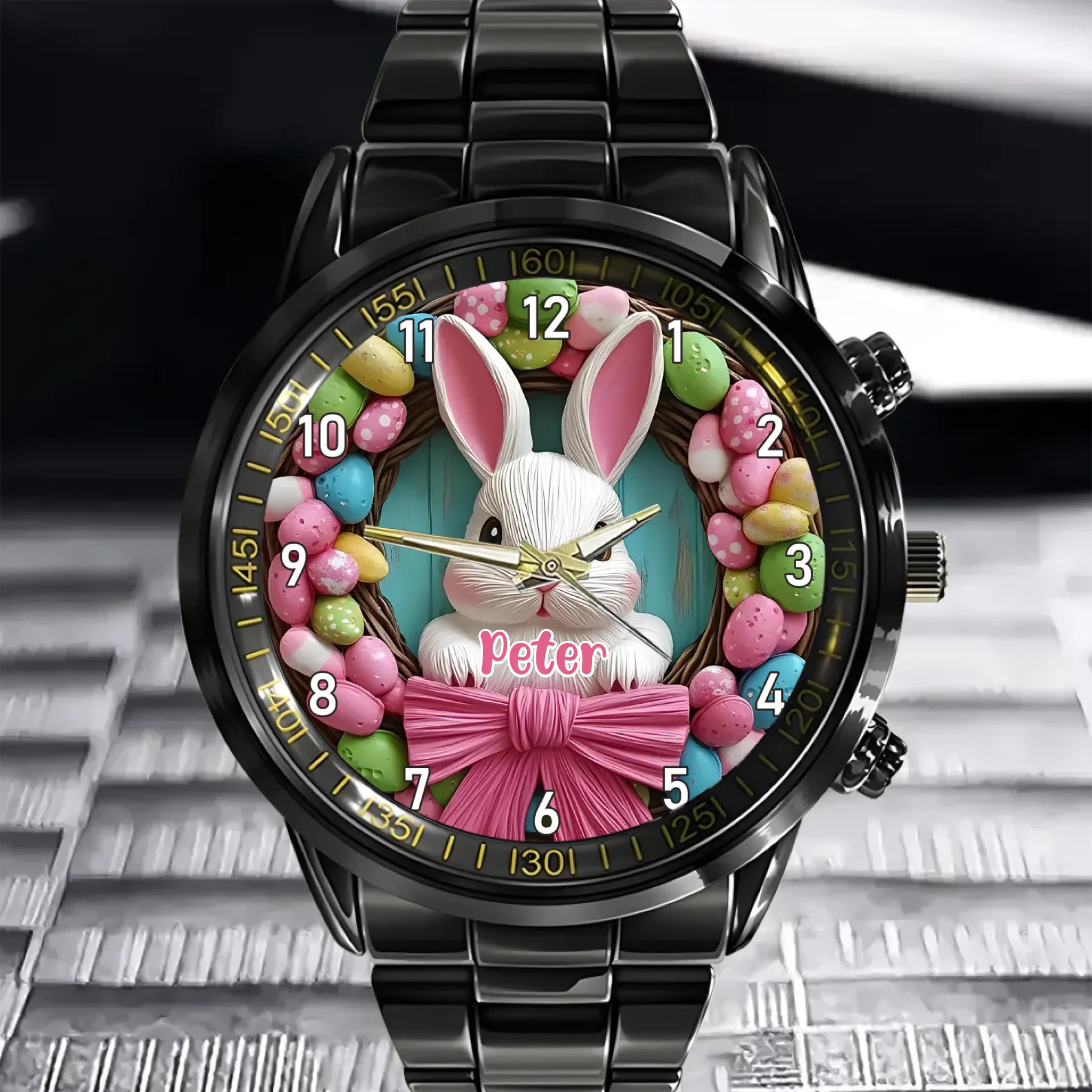 Personalized Watch with Name – Trendy Design and Festive Accents