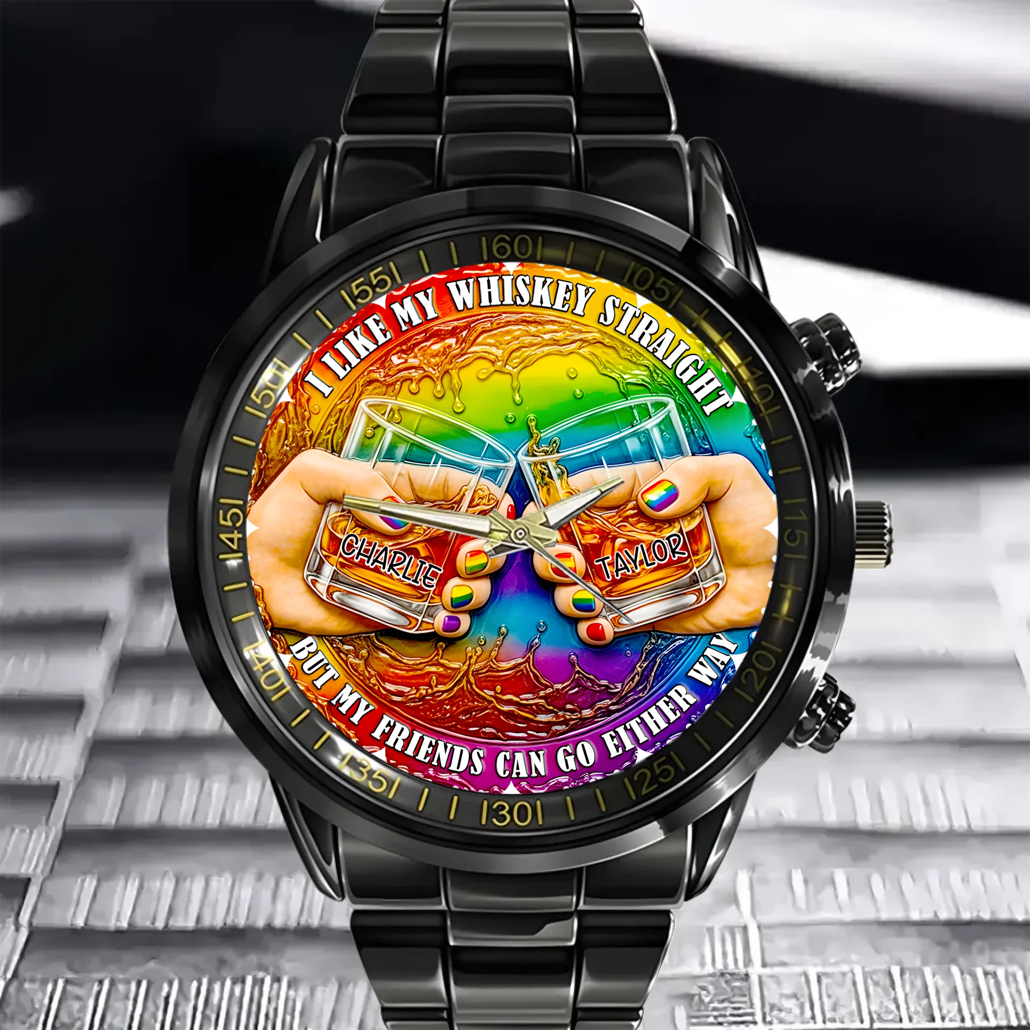 Whiskey Friend - Personalized Watch