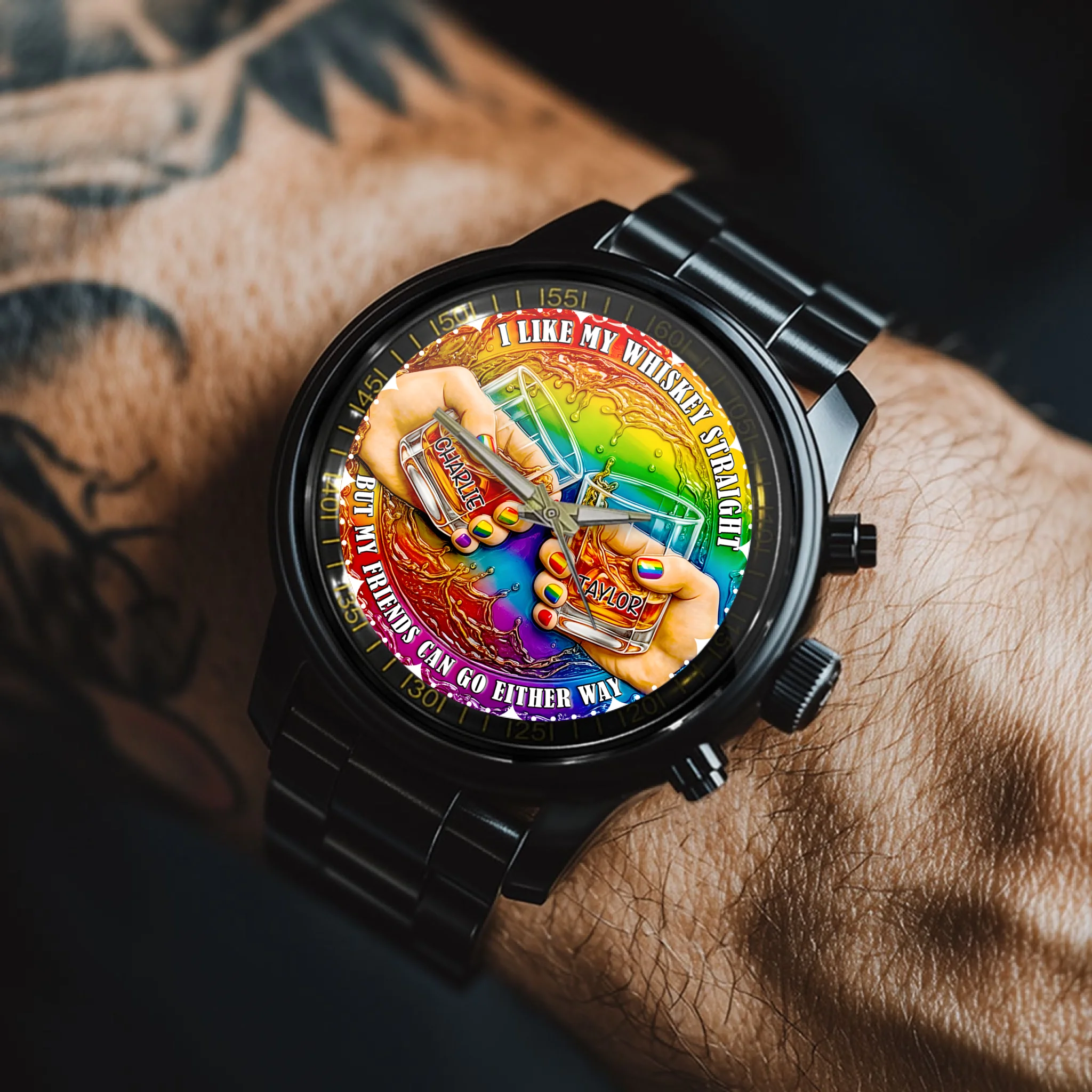 Whiskey Friend - Personalized Watch