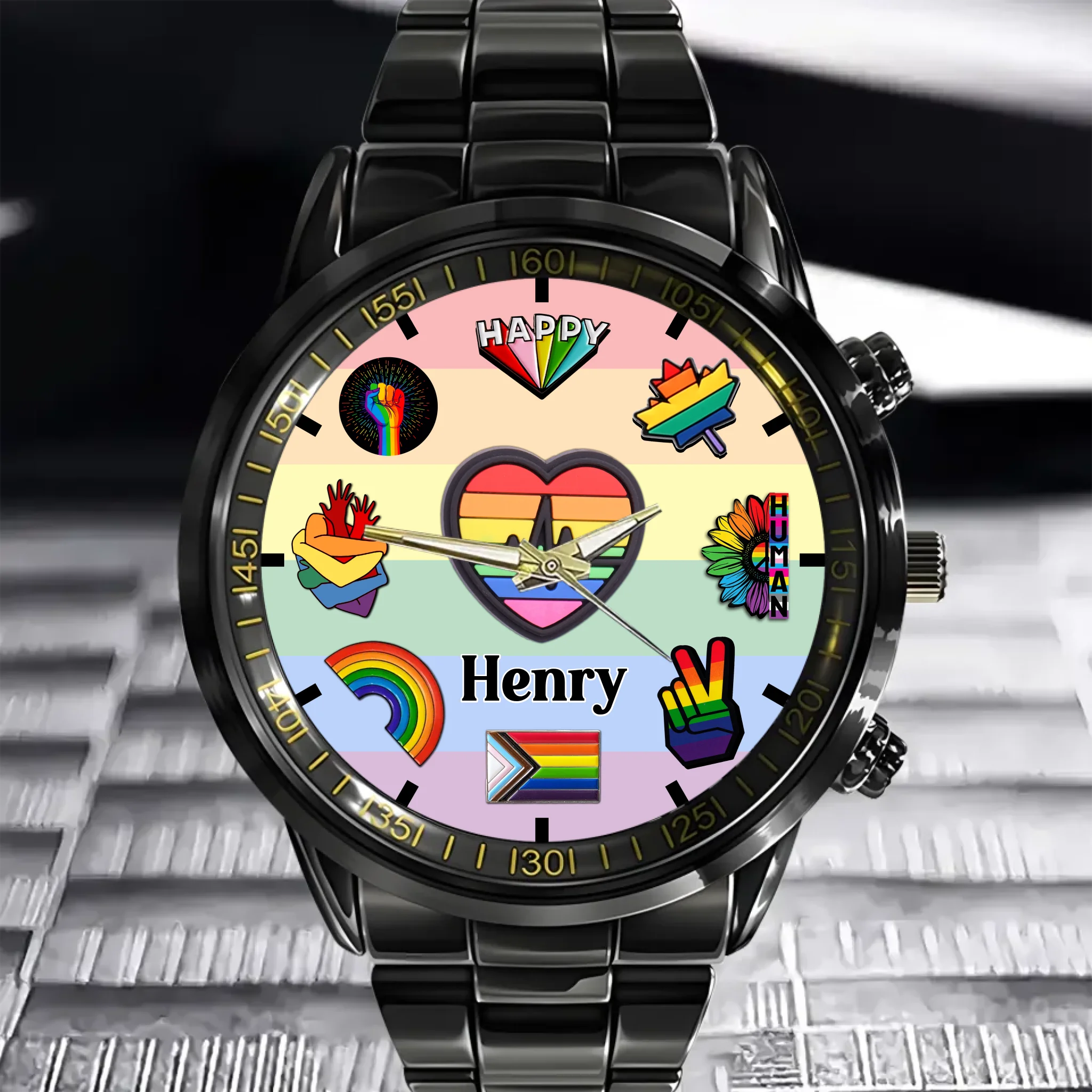 Pride Rainbow - Personalized Watch