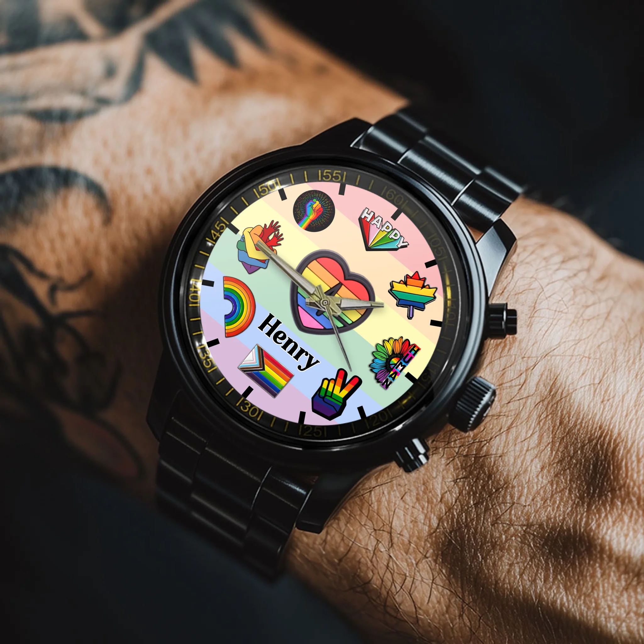 Pride Rainbow - Personalized Watch