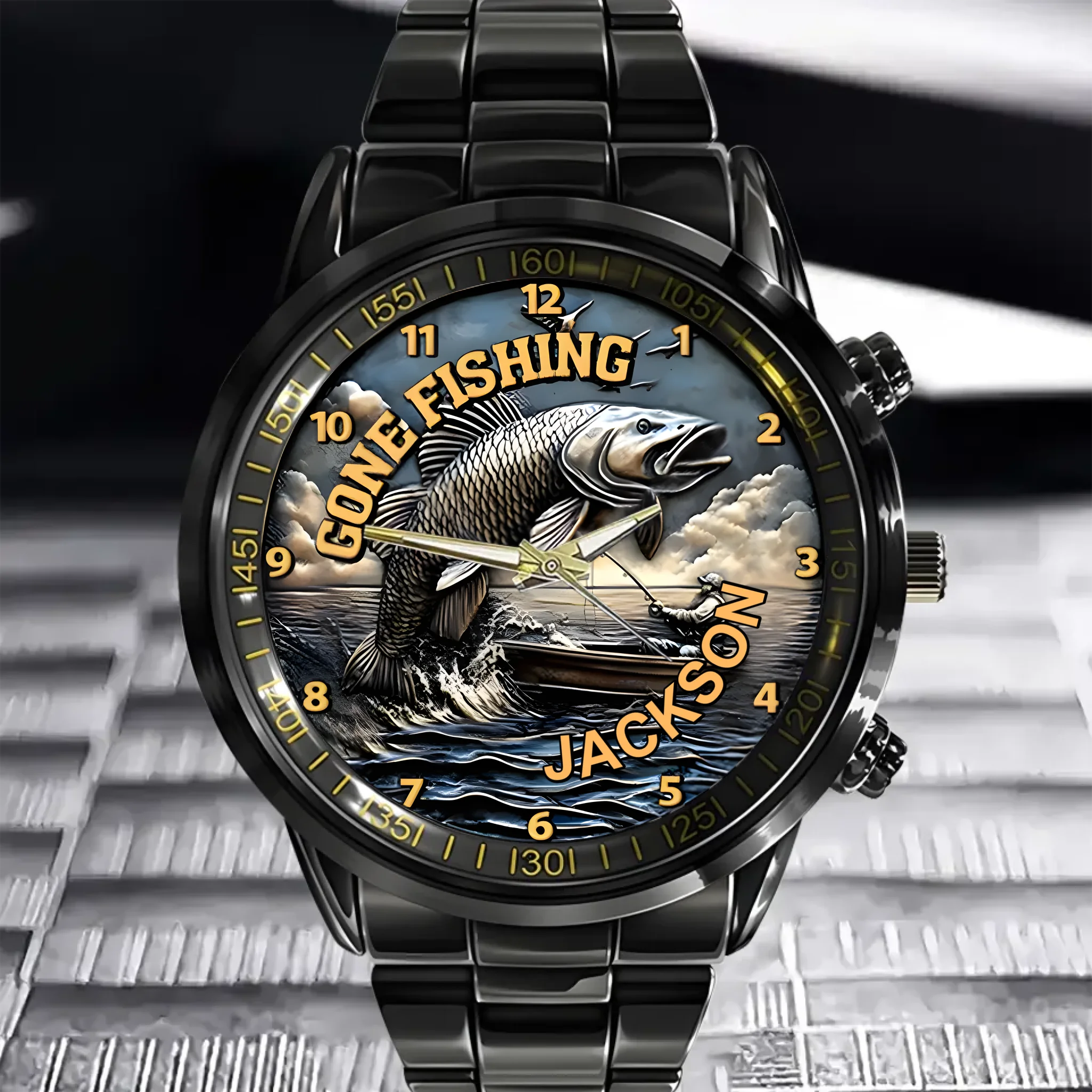 Gone Fishing - Personalized Fishing Watch