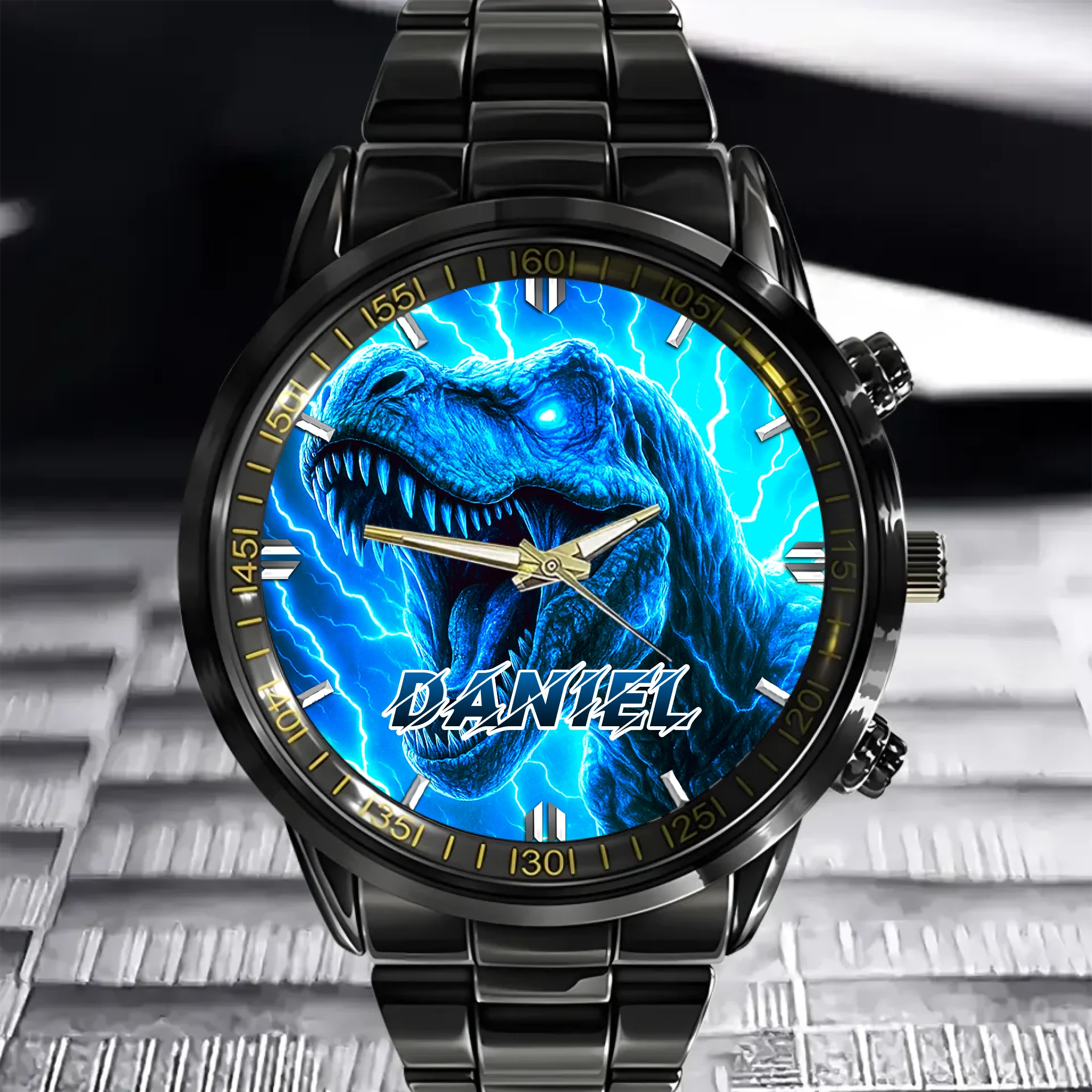 Lightning Dinosaur - Personalized Watch