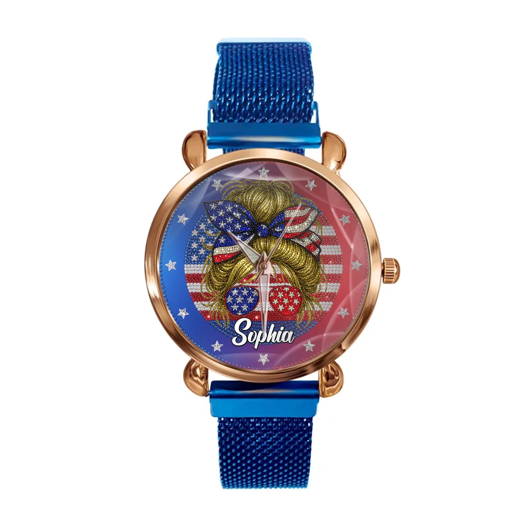 Personalized American Girl Watch – Custom Name Gift for Friends & Family