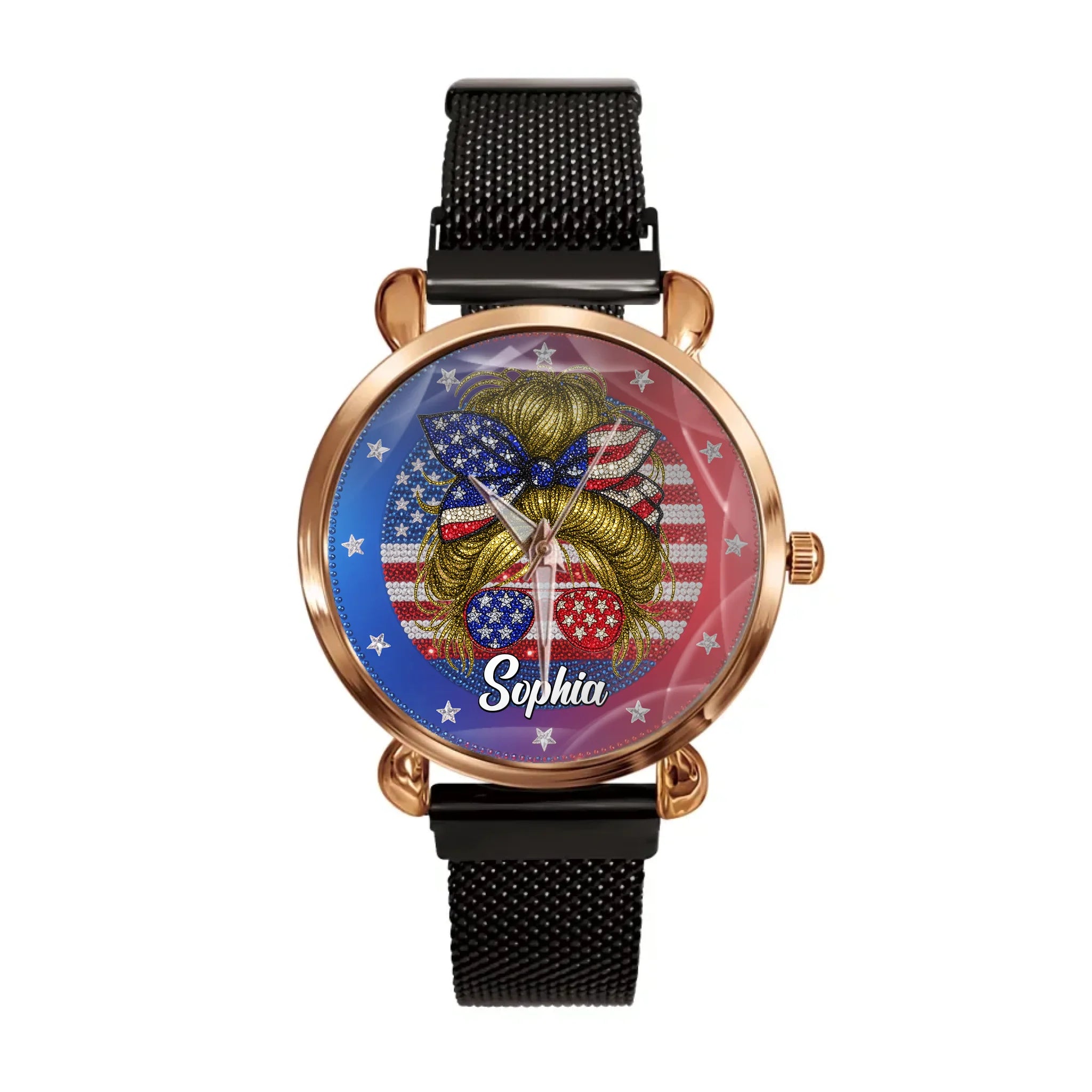 Personalized American Girl Watch – Custom Name Gift for Friends & Family