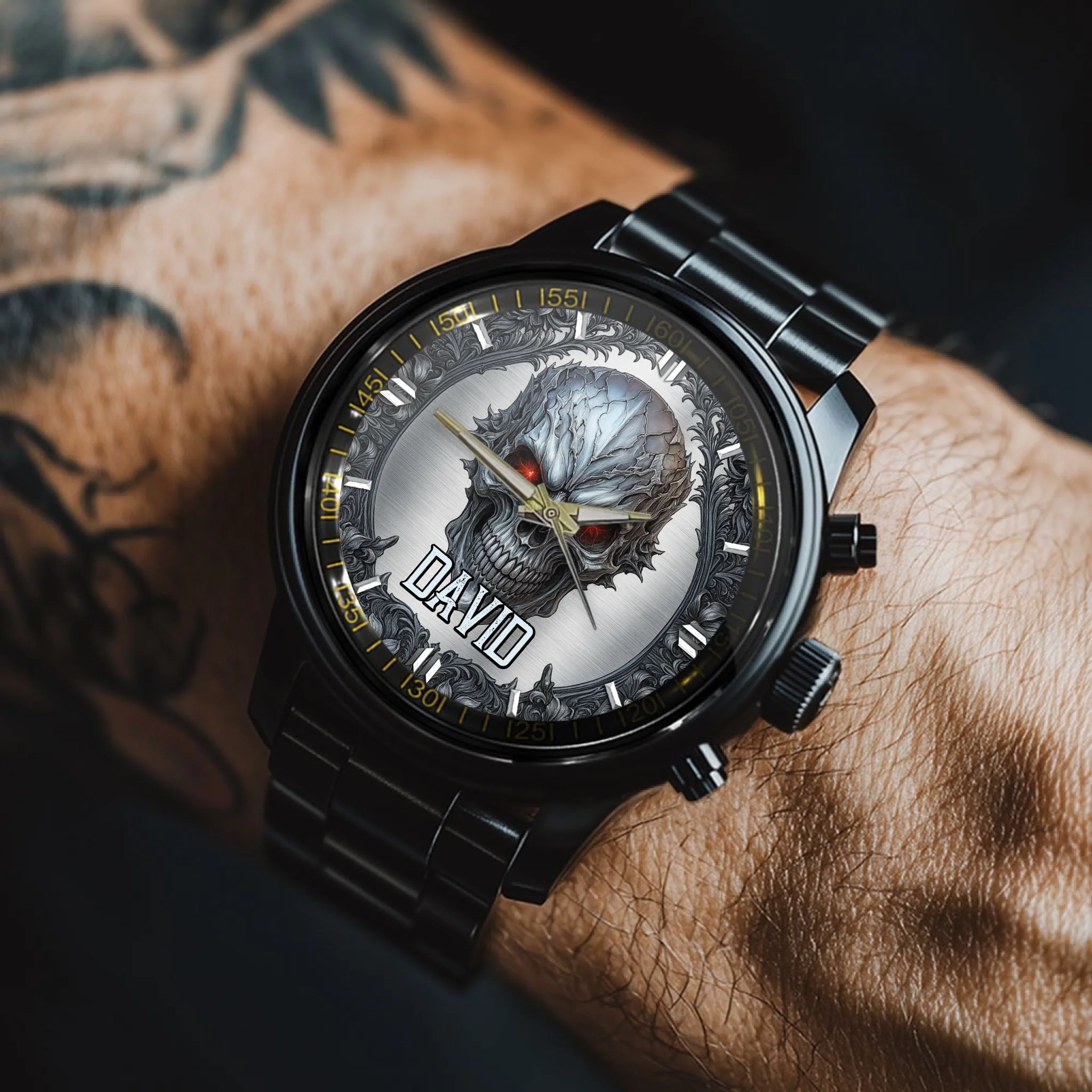 💀Cool Skull - Personalized Skull Watch