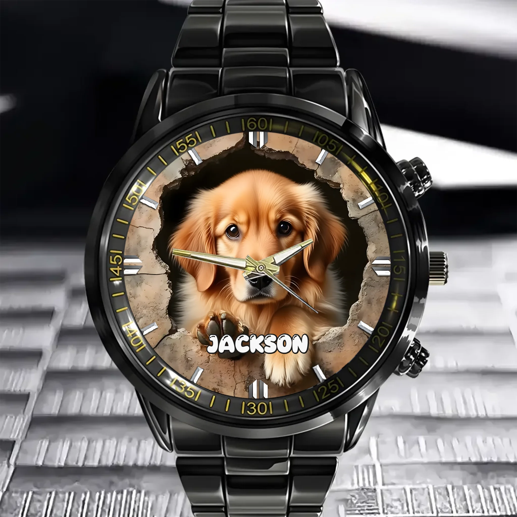 Custom Dog Watch | Personalized with Pet Name & Photo | Perfect Gift for Dog Lovers & Owners