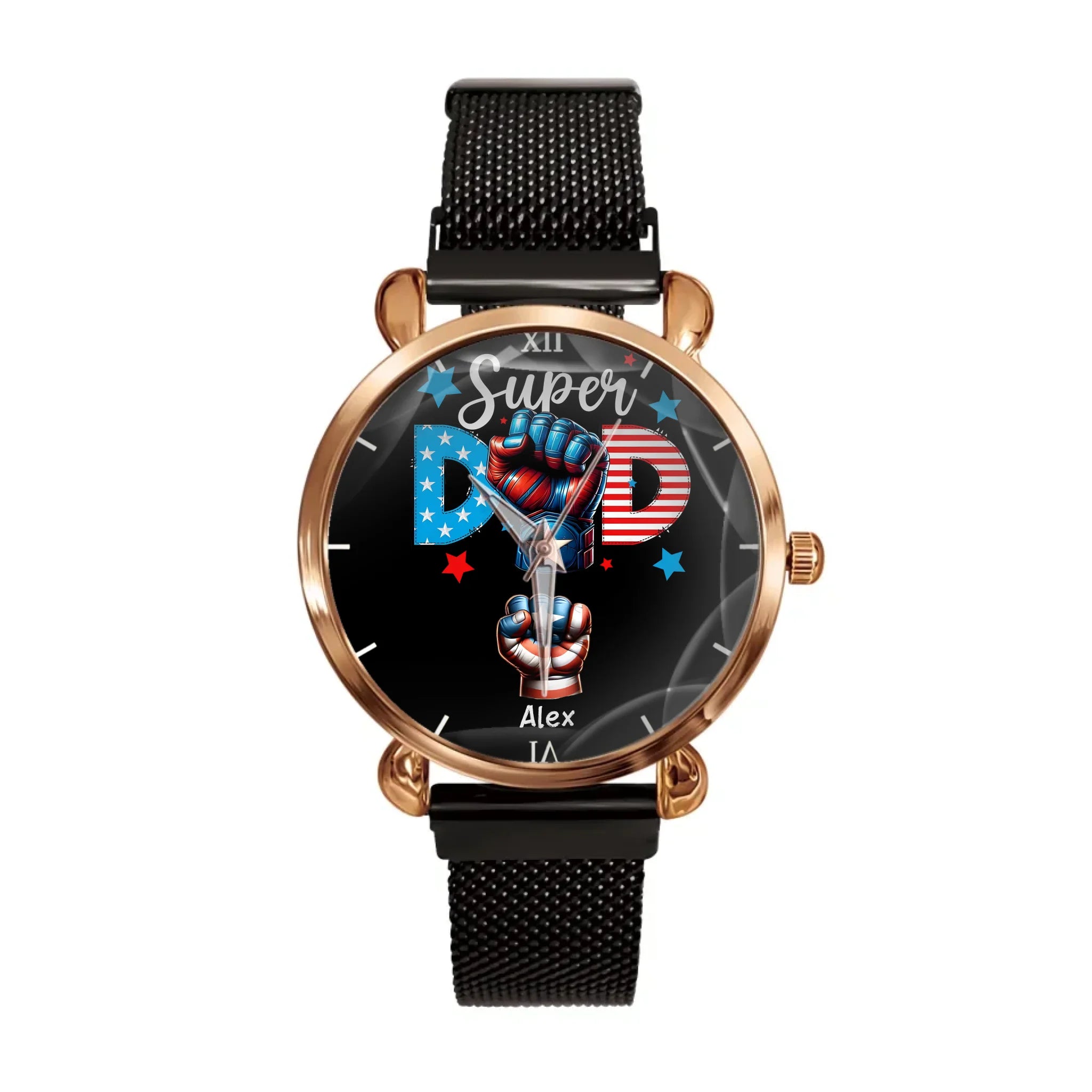 Super Dad - Personalized Watch For Dad,Gift For Dad