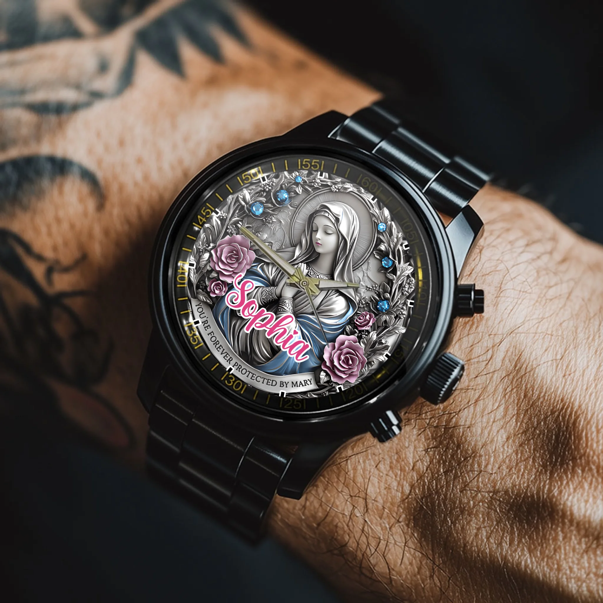 Eternal Faith Customized Christian watches - Personalized Name Watch