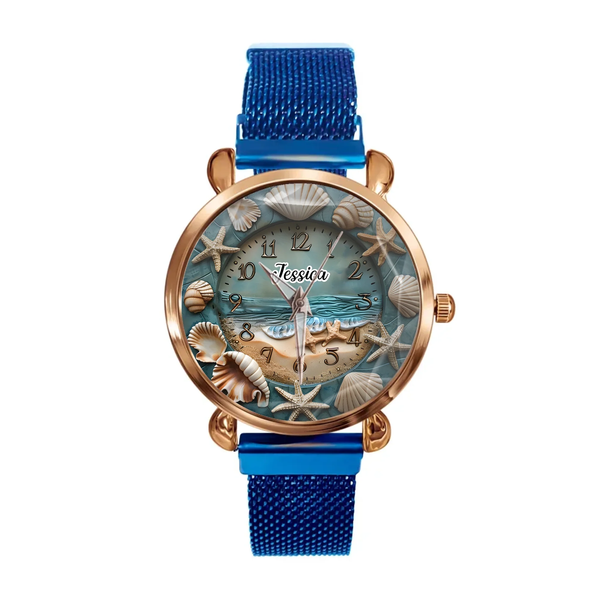 Precious Shell Watch- Personalized Name Watch- Shell Collector Gift