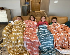 Free shipping✈️Personalized Name Custom Blanket for Baby, Kids, Youth Or Adult |Joliny