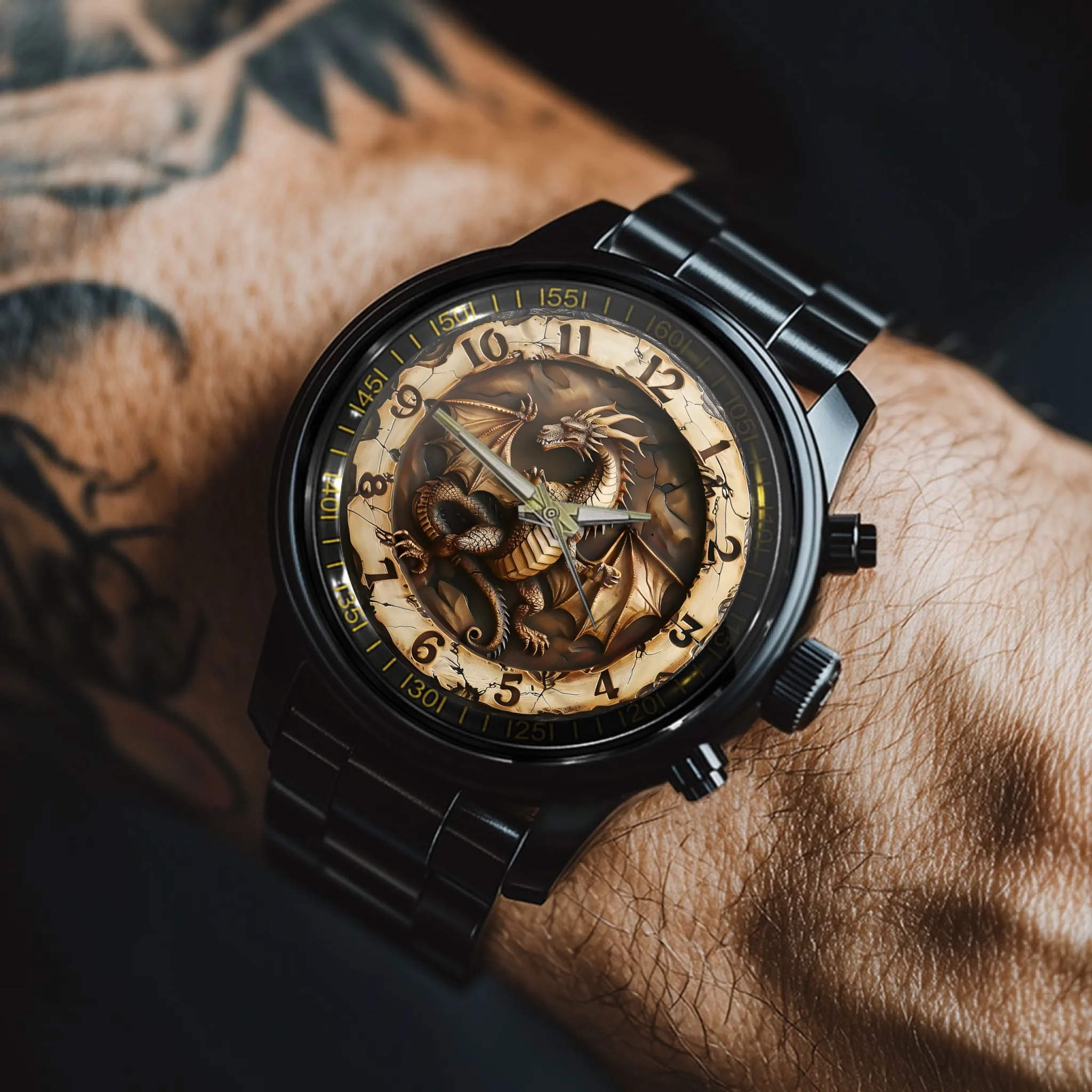 🐲The Roaring Dragon-Personalized Name Watch- Dragon Lovers Gift