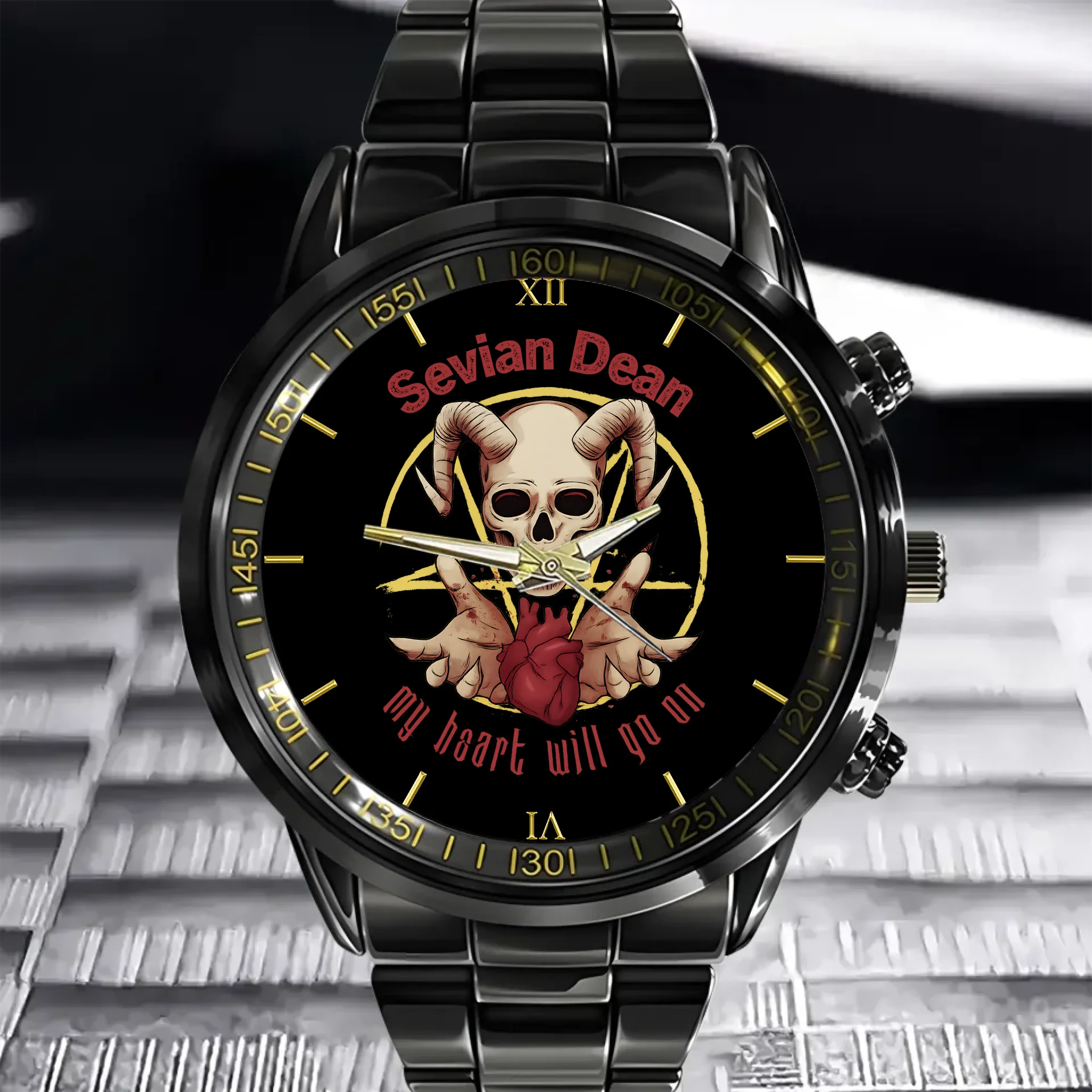 My Heart Will Go On - Personalized Name Watch -  Attitude-displaying Watch