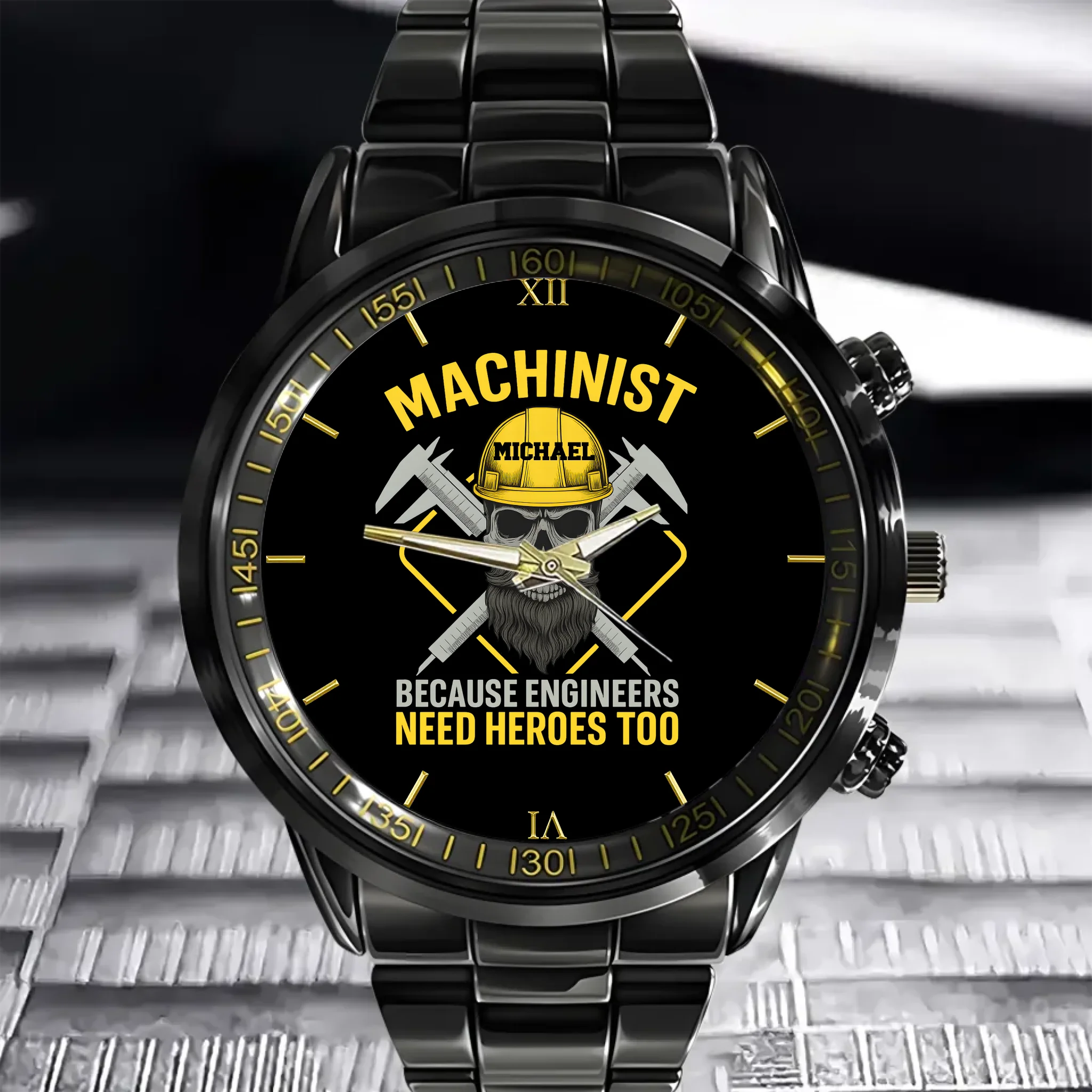As Engineers As Heroes - Personalized Name Watch - A Special Gift For Engineers