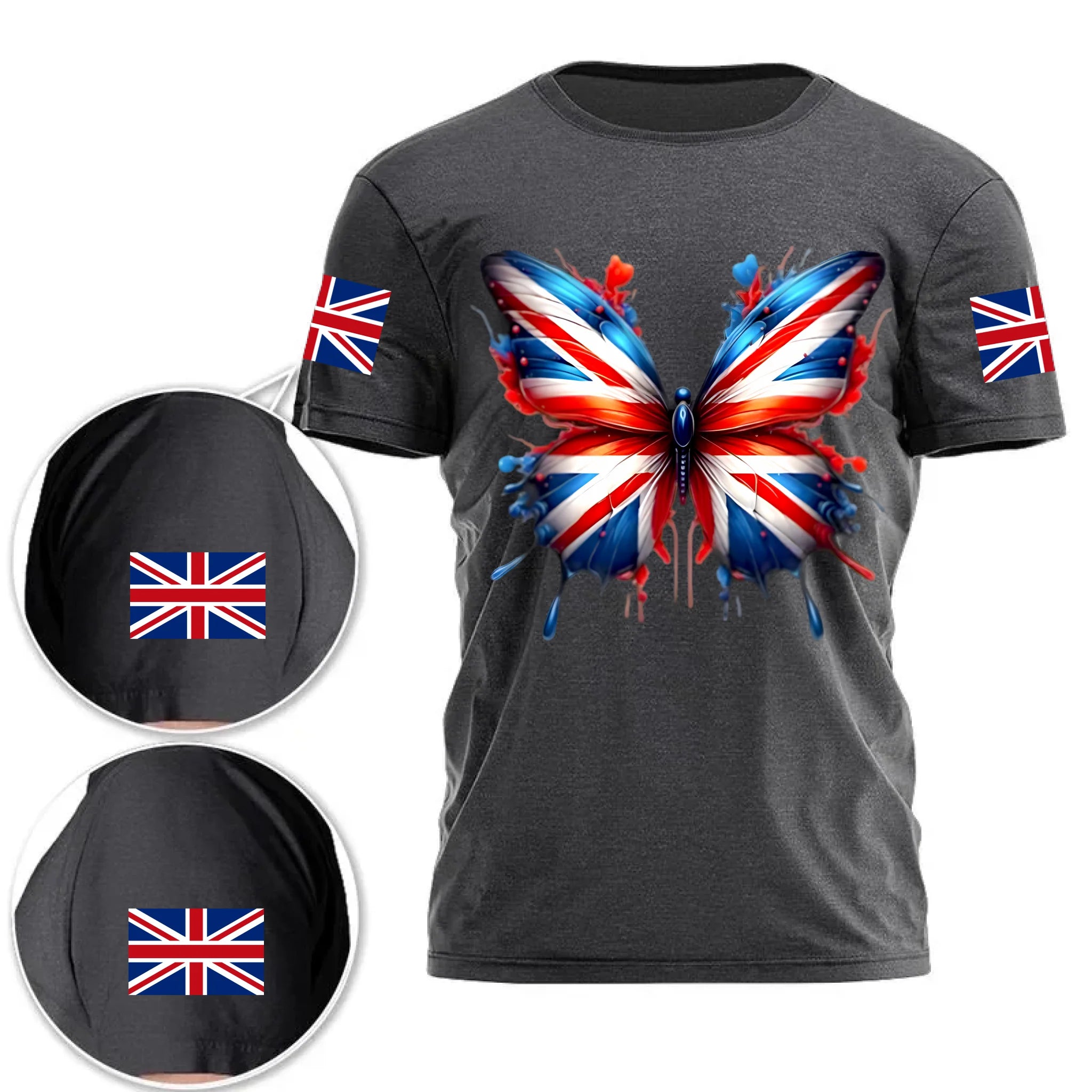 Flag Butterfly Costume - Fashionable Flags Decorating Clothes