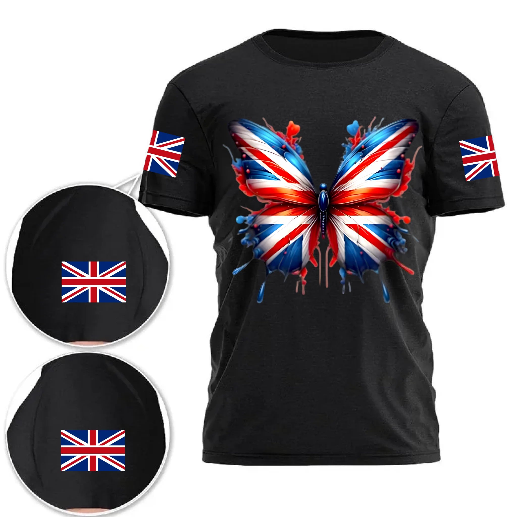 Flag Butterfly Costume - Fashionable Flags Decorating Clothes