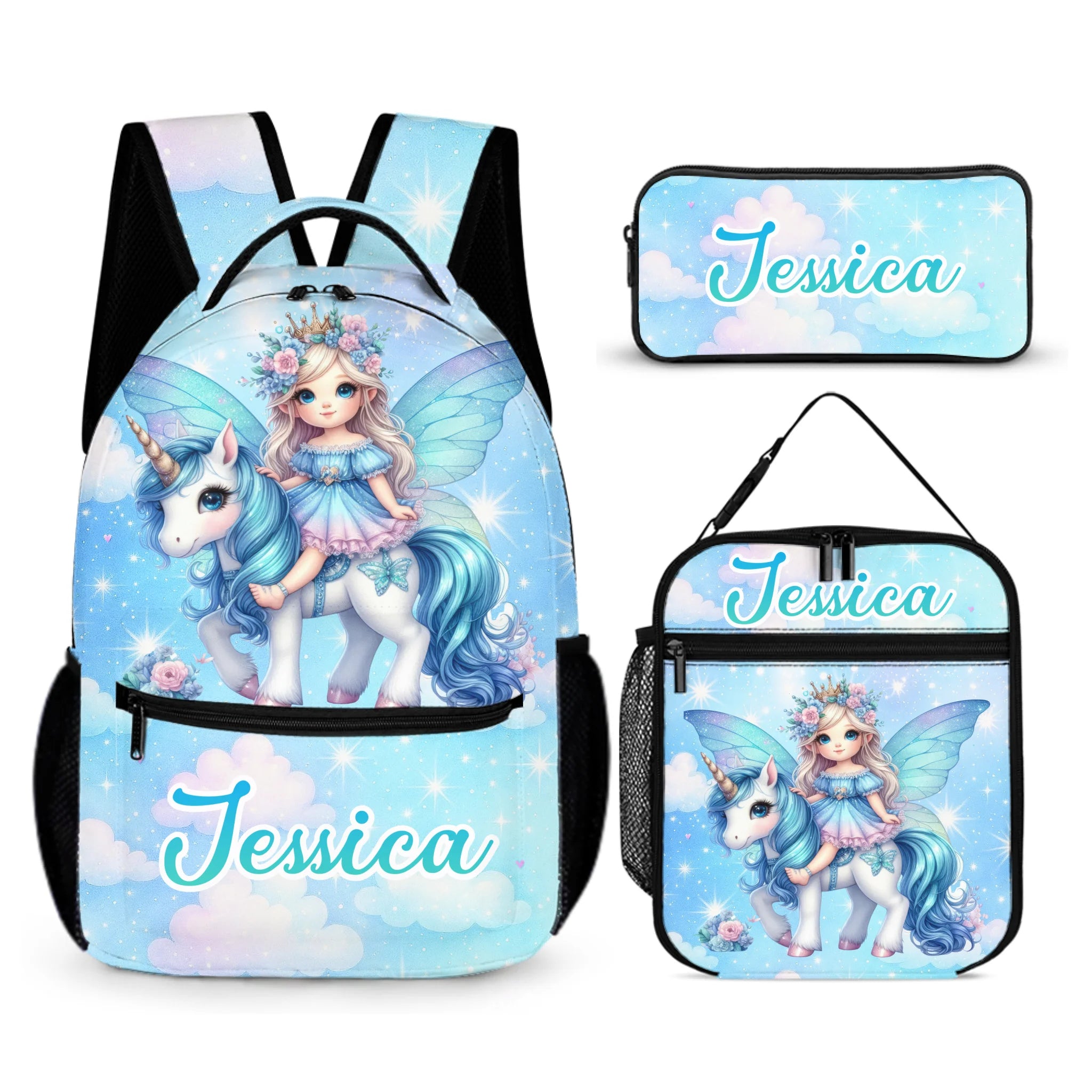 🦄Unicorn Princess Customized Backpack - Personalized Name - Gifts for Girls copy