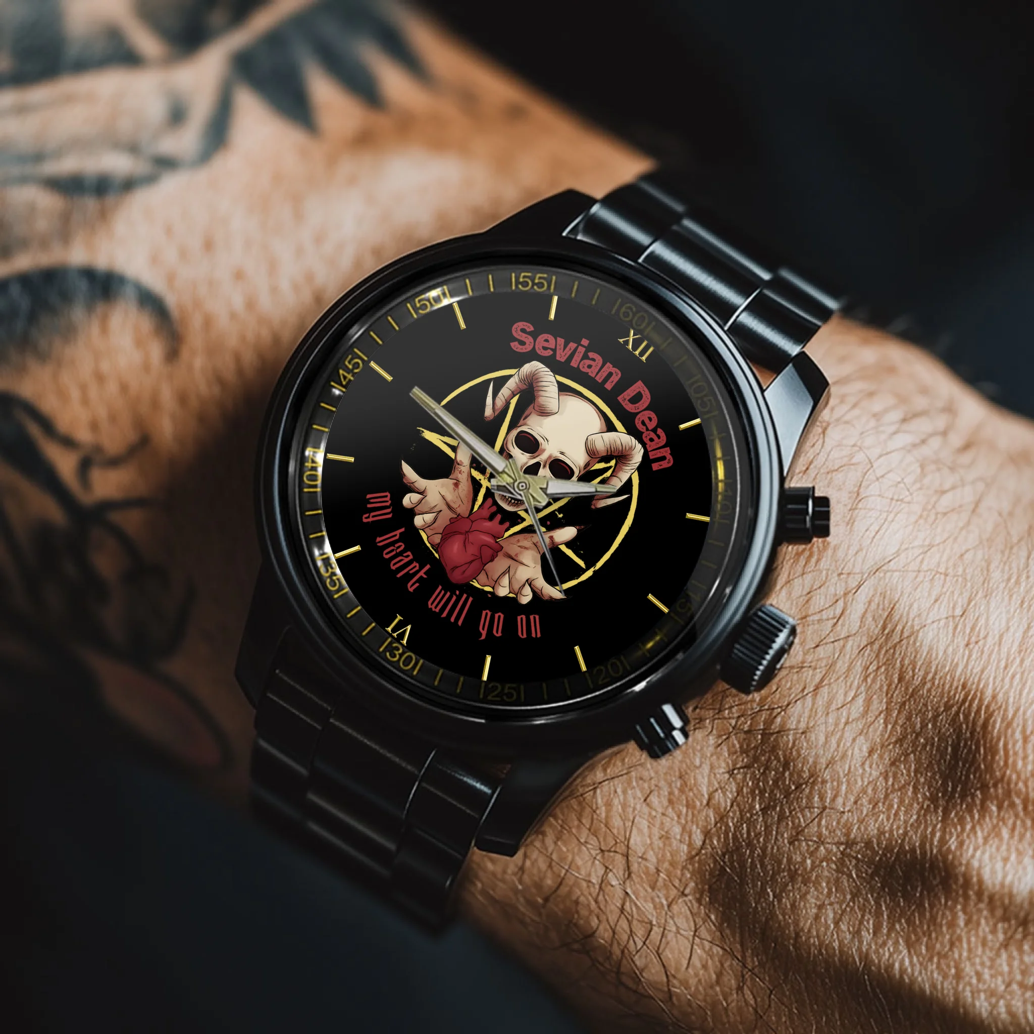 My Heart Will Go On - Personalized Name Watch -  Attitude-displaying Watch