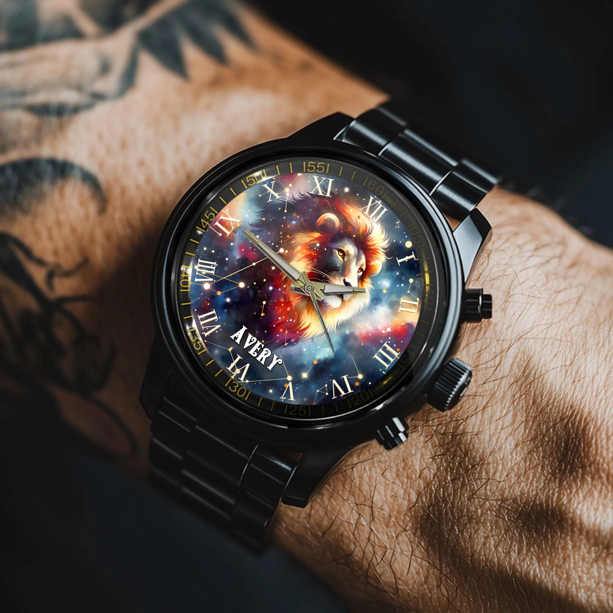 Leo Name Custom Watch - Personalized Name Custom Watch - Leo gift