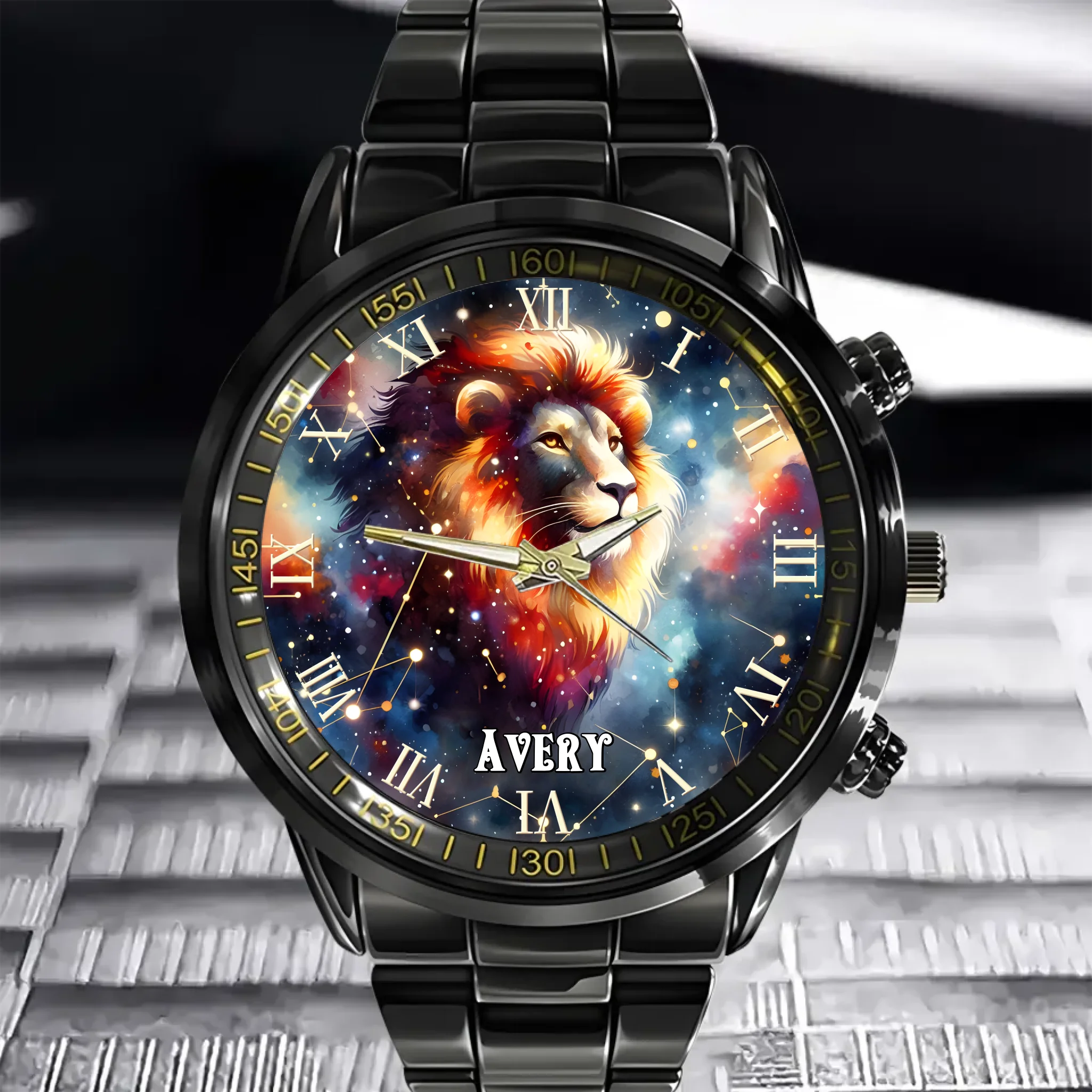 Leo Name Custom Watch - Personalized Name Custom Watch - Leo gift