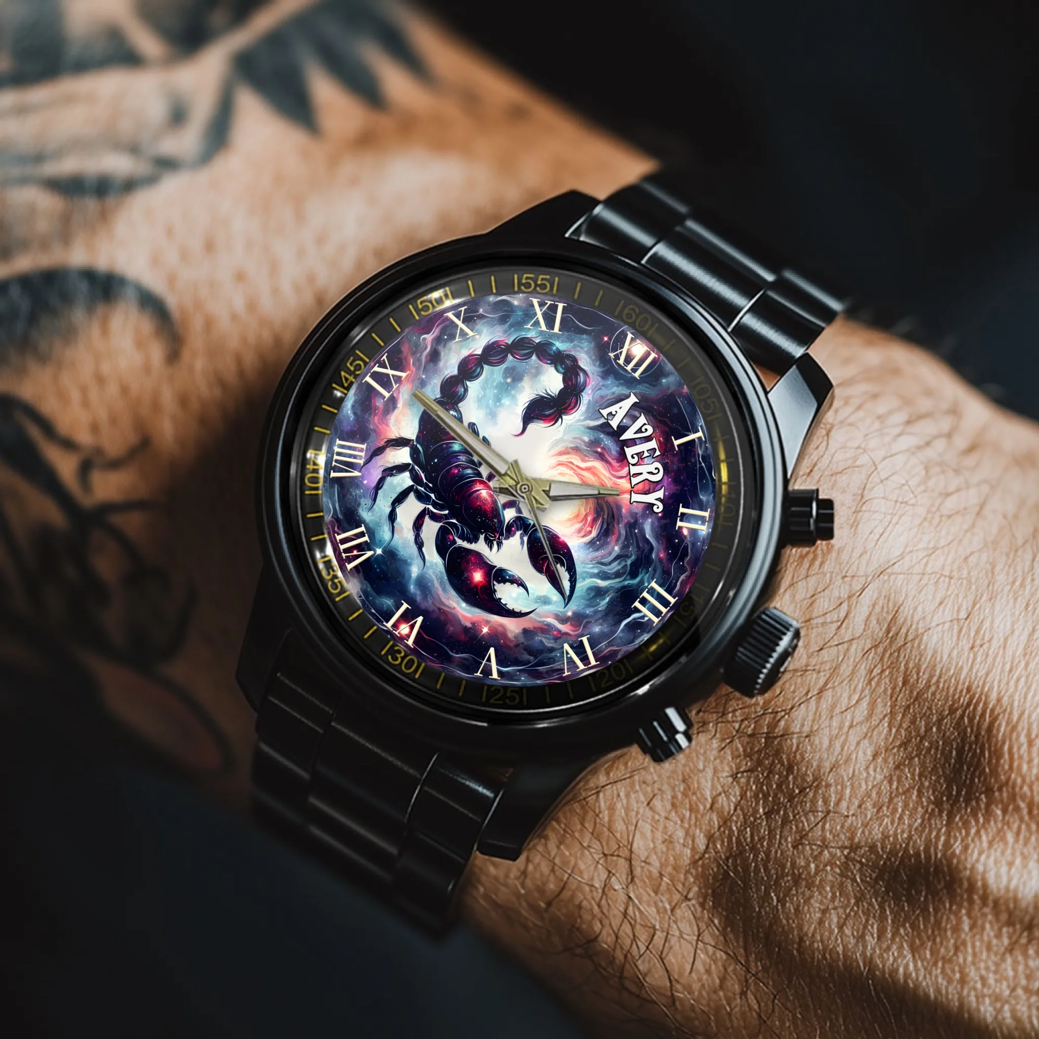 Scorpio Name Custom Watch - Personalized Name Custom Watch - Scorpio Gift