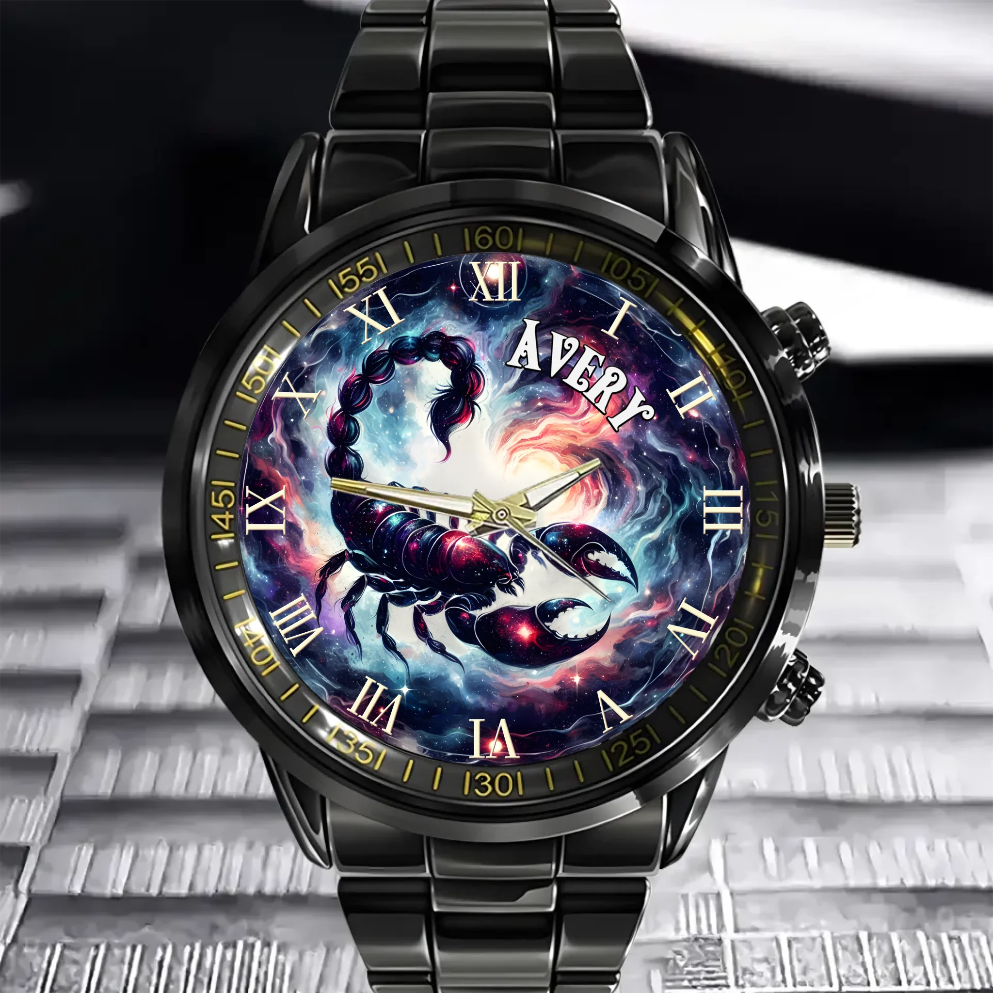 Scorpio Name Custom Watch - Personalized Name Custom Watch - Scorpio Gift