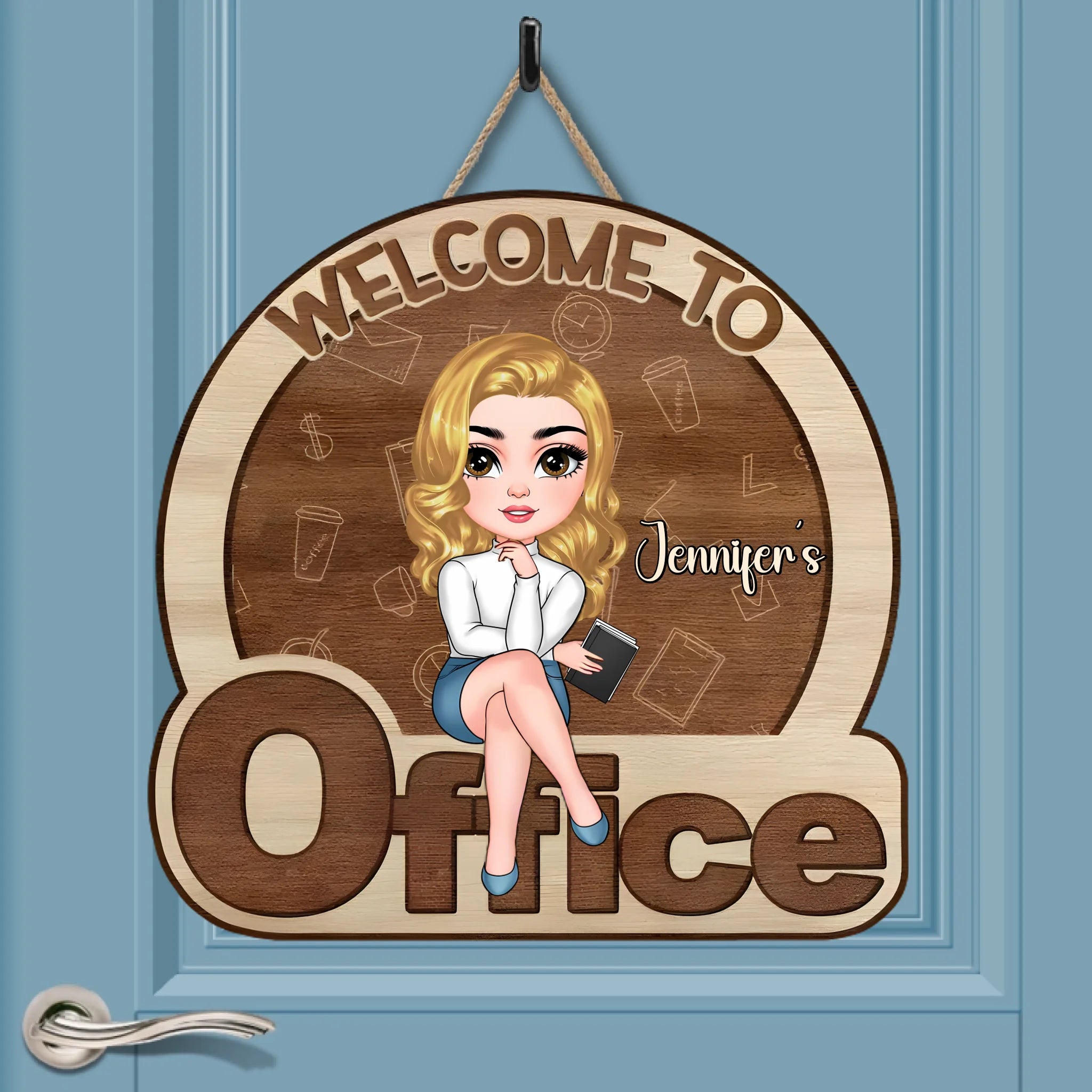 Customized Door Plates for Classrooms/Offices - Personalized Wooden Sign