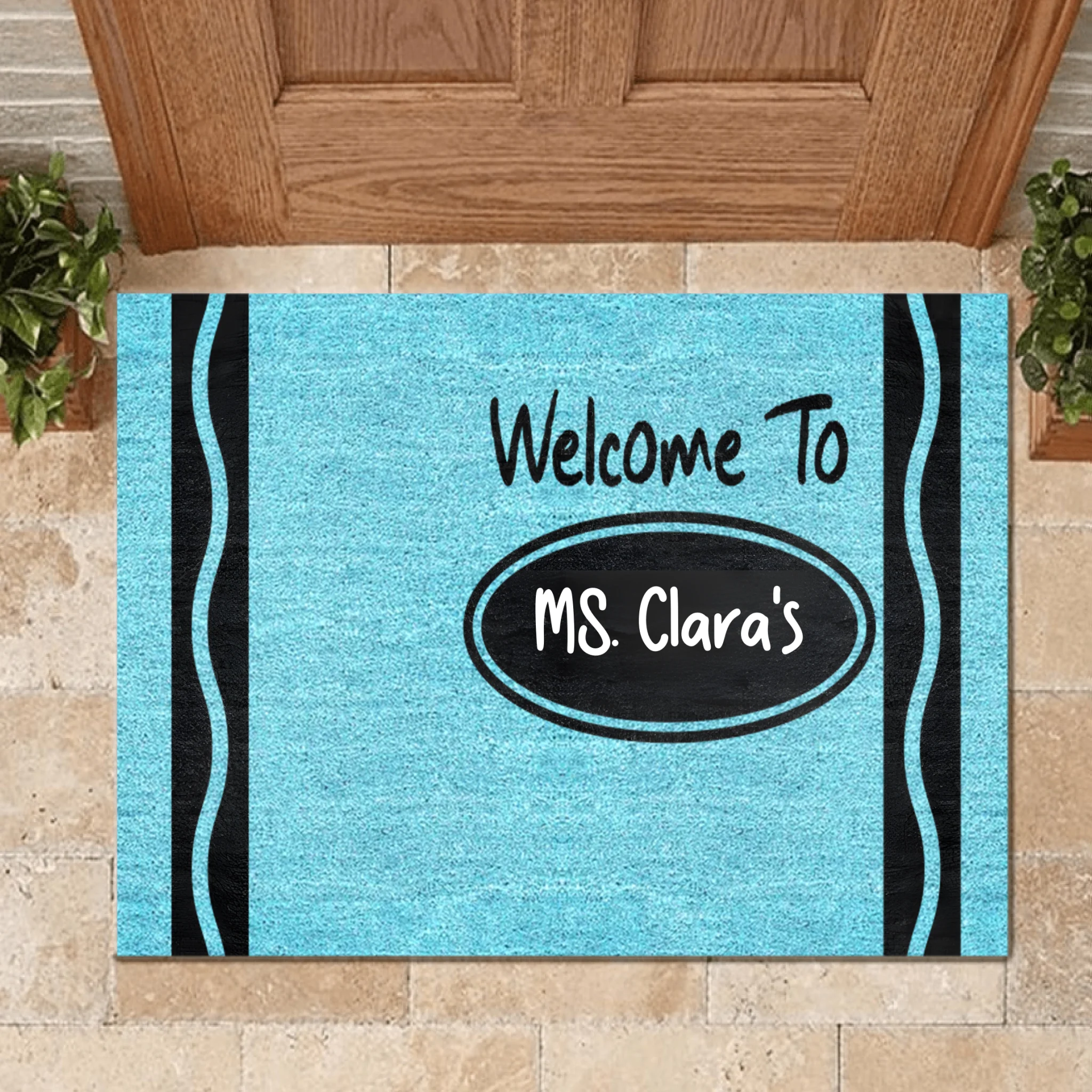 Welcome To Classroom-Customized Mat-A Gift For Teachers copy