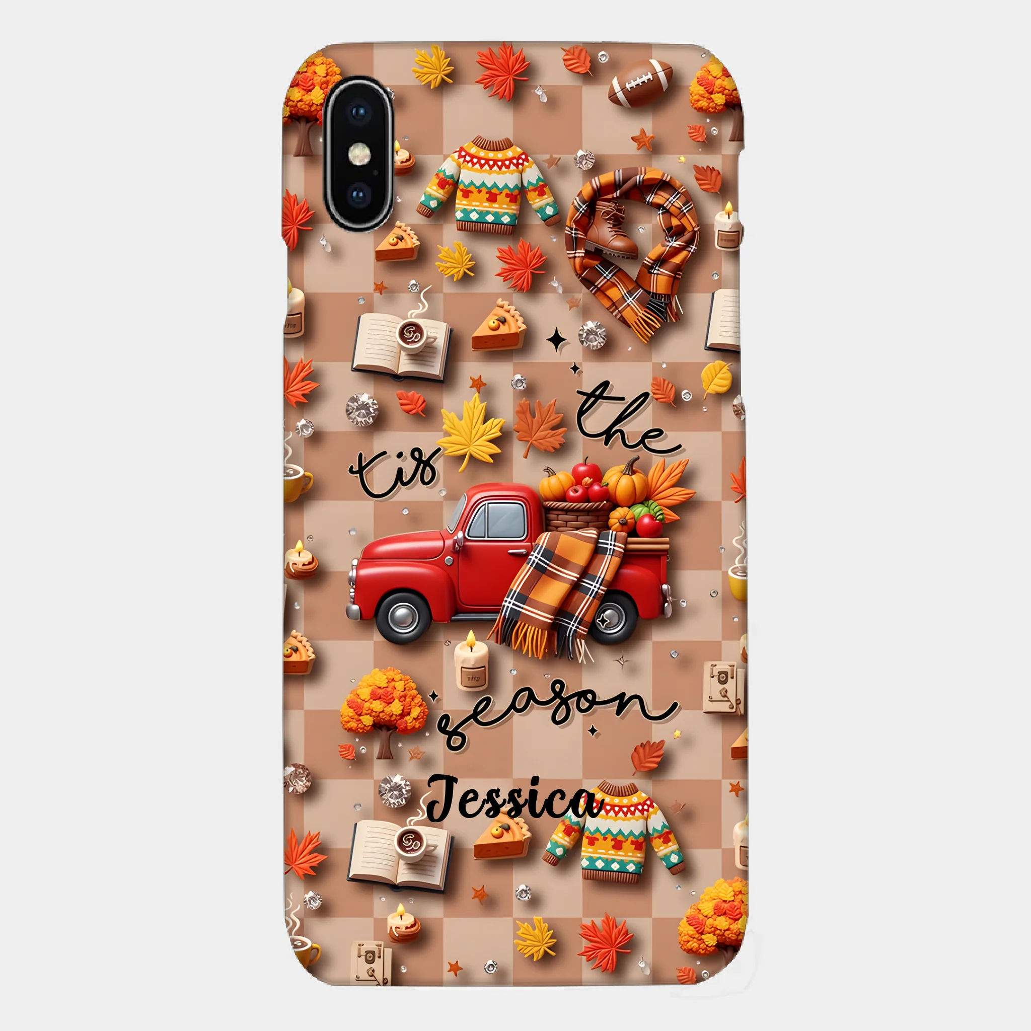 🍁The Deepening Autumn Atmosphere - Personalized Autumn Full Print Phone Case