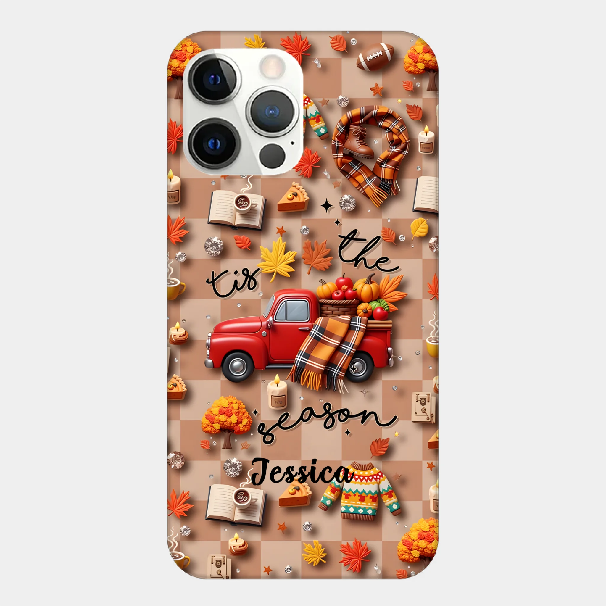 🍁The Deepening Autumn Atmosphere - Personalized Autumn Full Print Phone Case