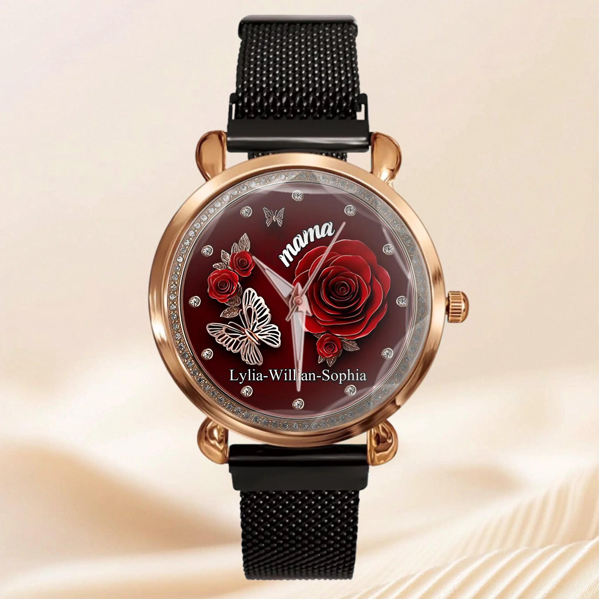 🌹Mama Rose Flower - Personalized Watch