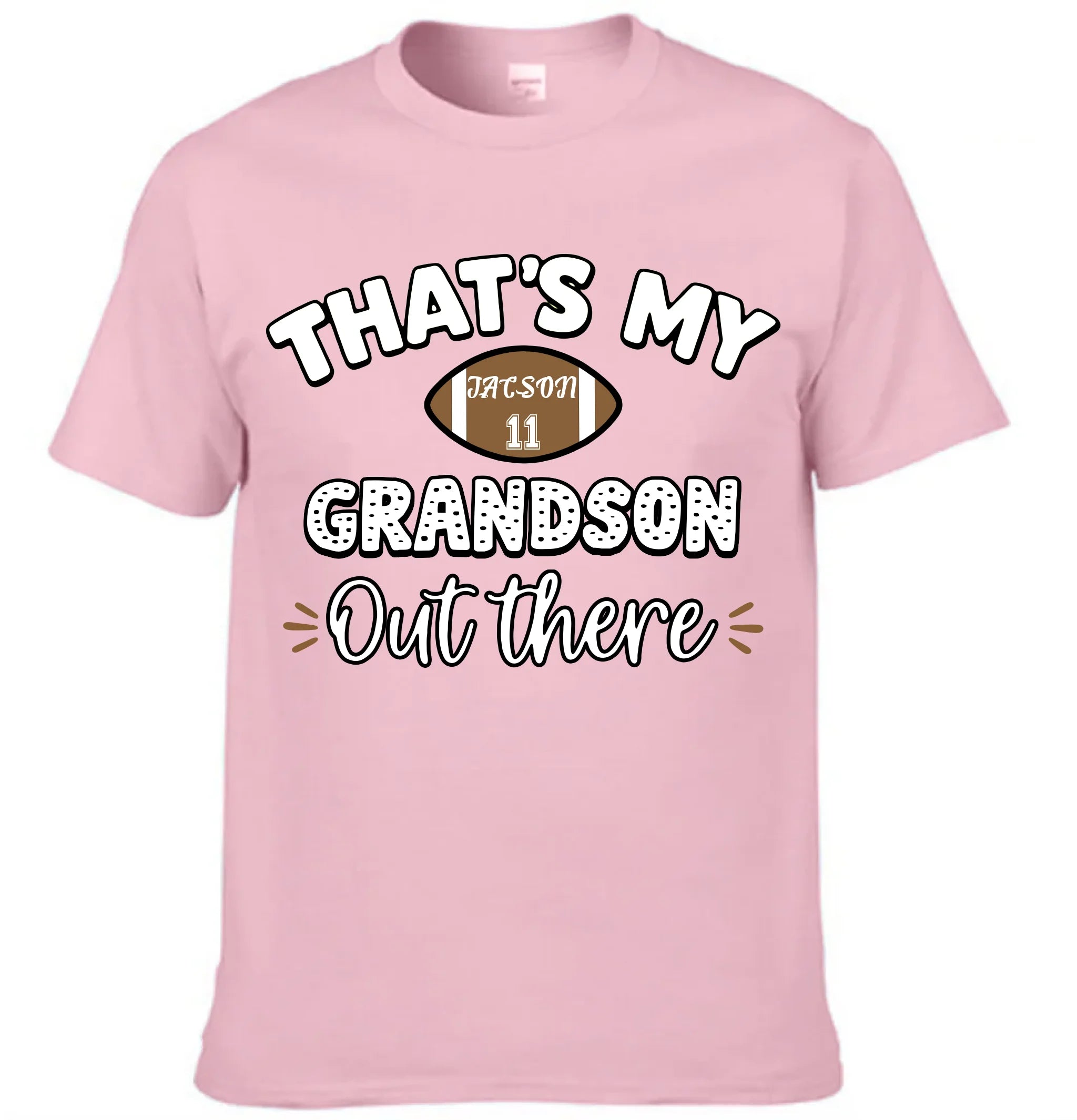 That's My Grandson Out There Customized Clothing - Personalized Name Clothing