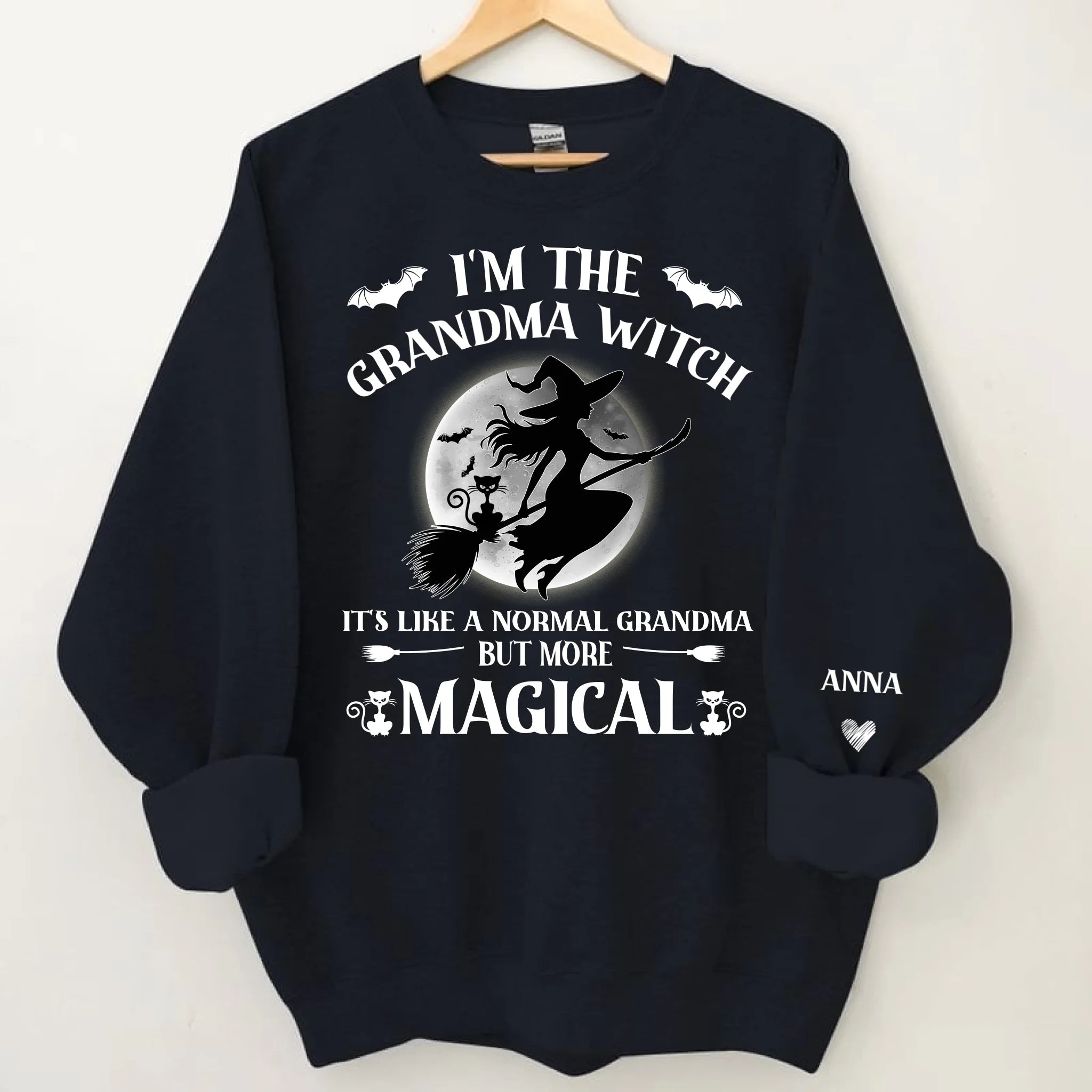 I'm The Grandma Witch - Personalized Nickname and Names - Halloween Celebration