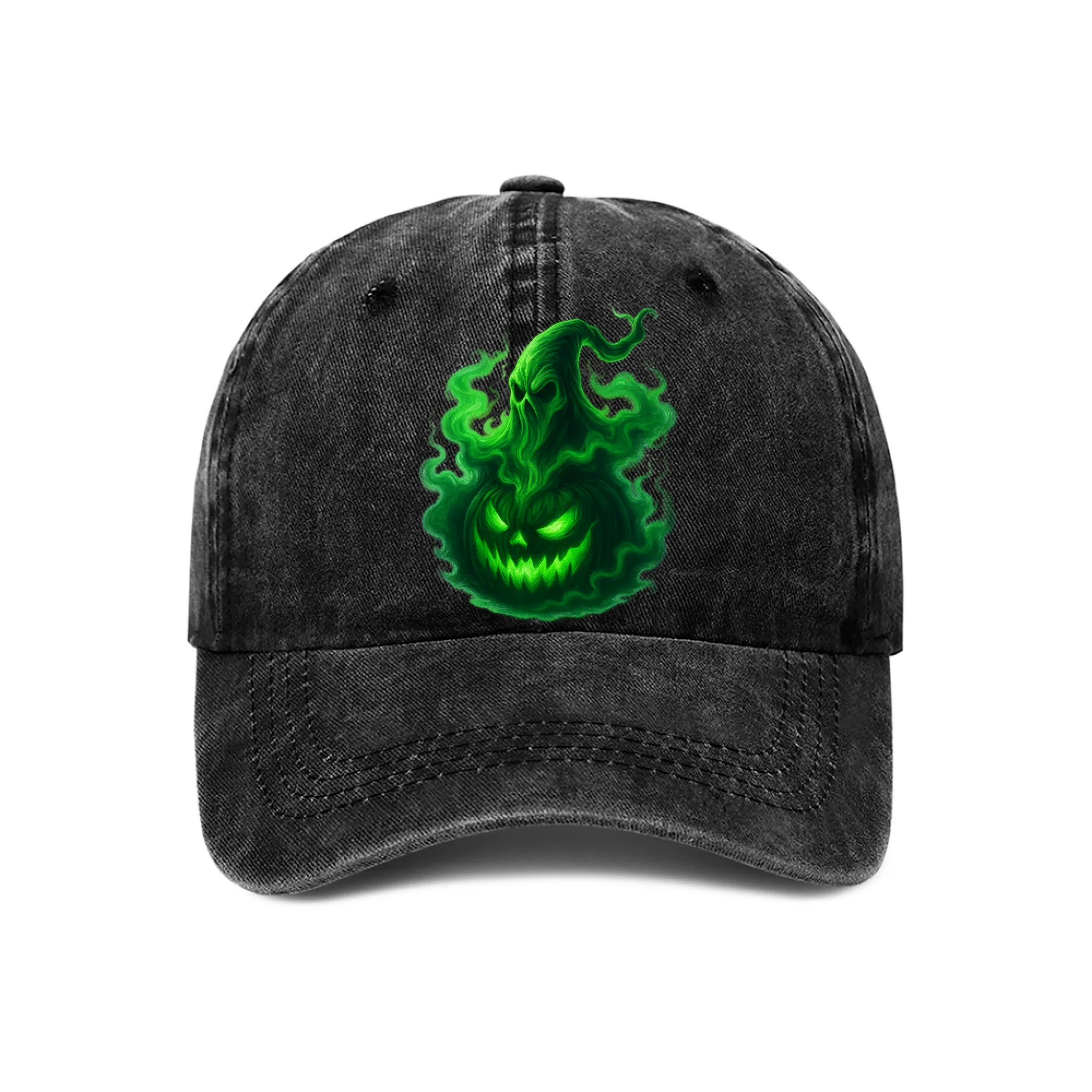 Halloween Ghost Art Print Customized Cap - Personalized Patterns Baseball Cap