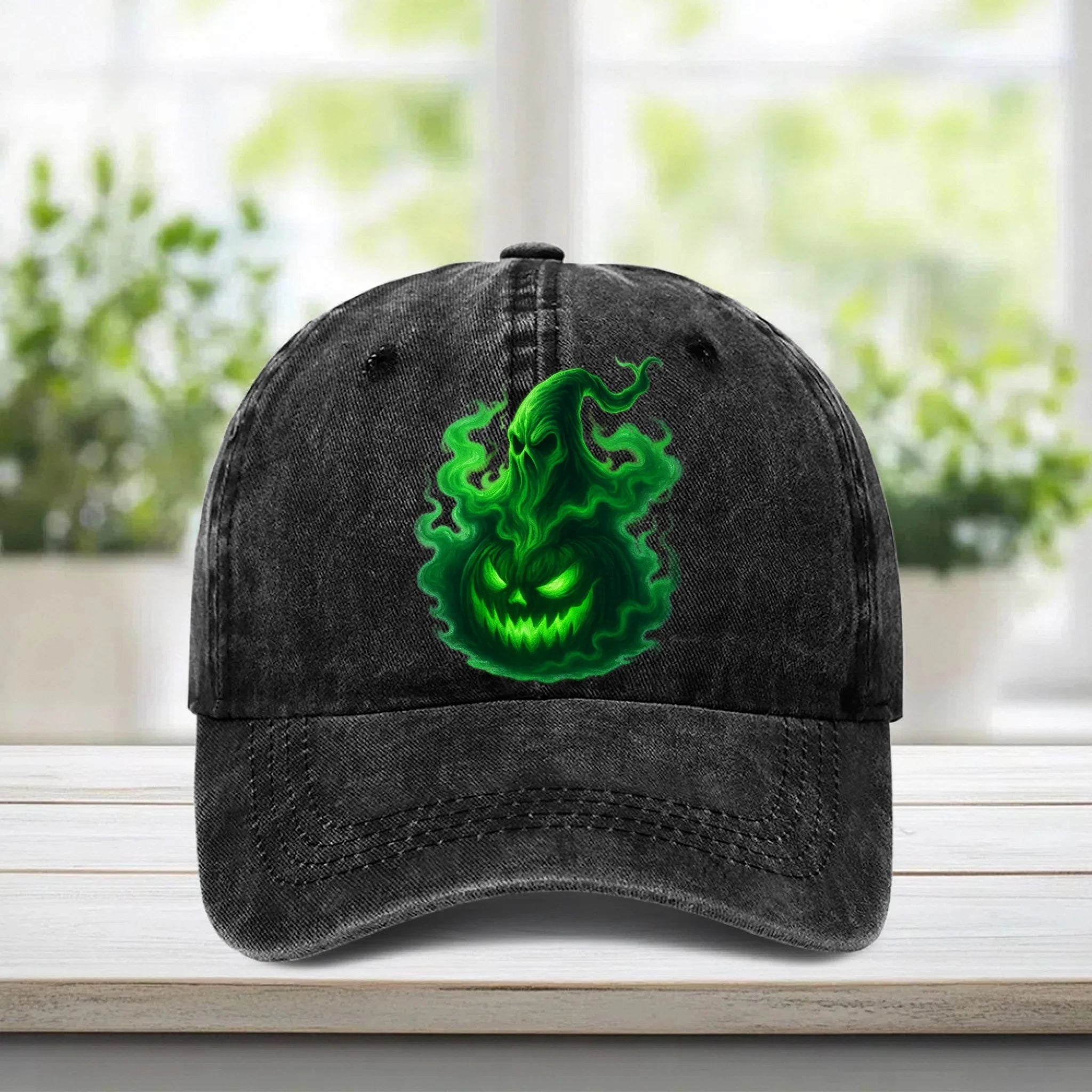 Halloween Ghost Art Print Customized Cap - Personalized Patterns Baseball Cap