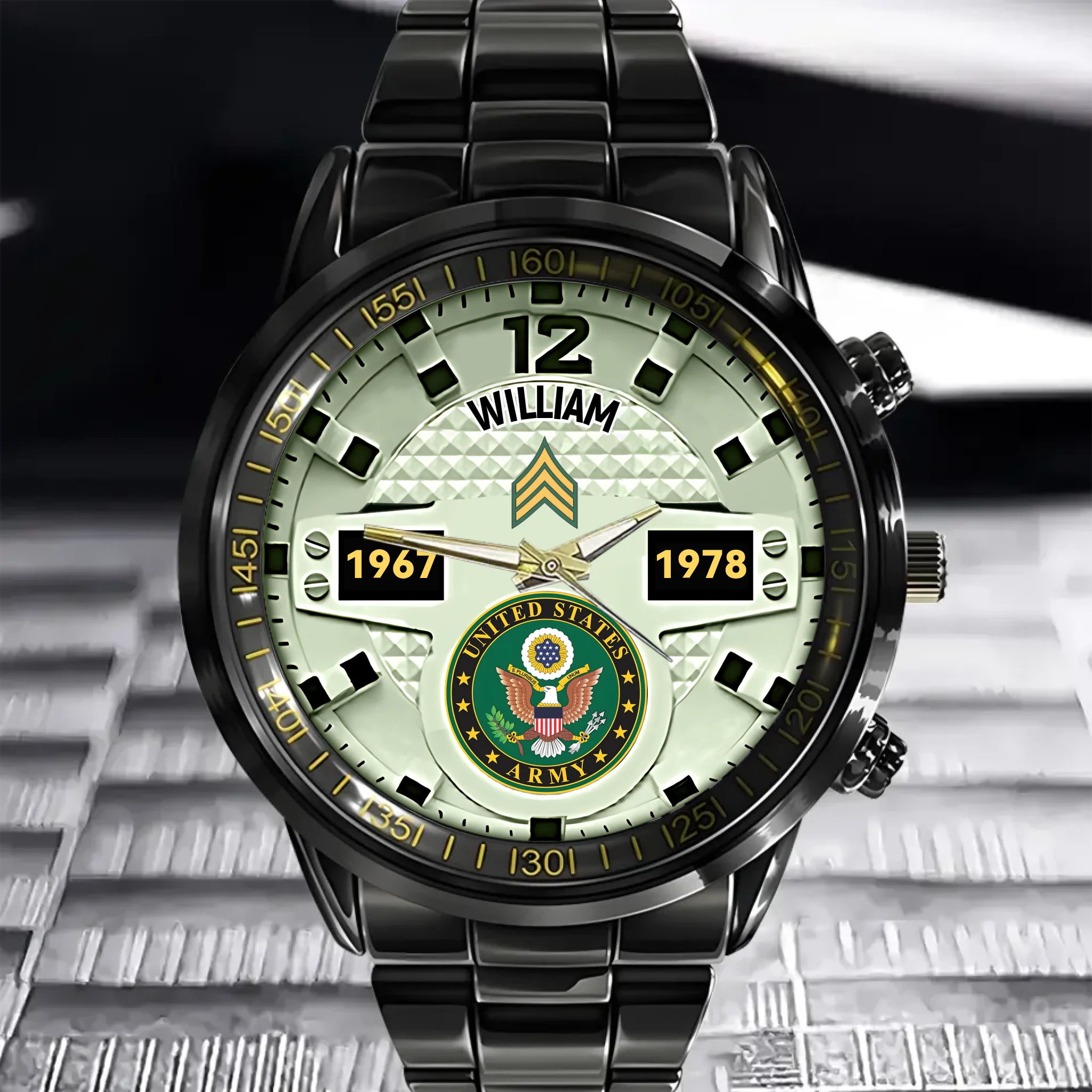 🪖Customized Military Watch - Personalized Branch and Name Watch For Veteran
