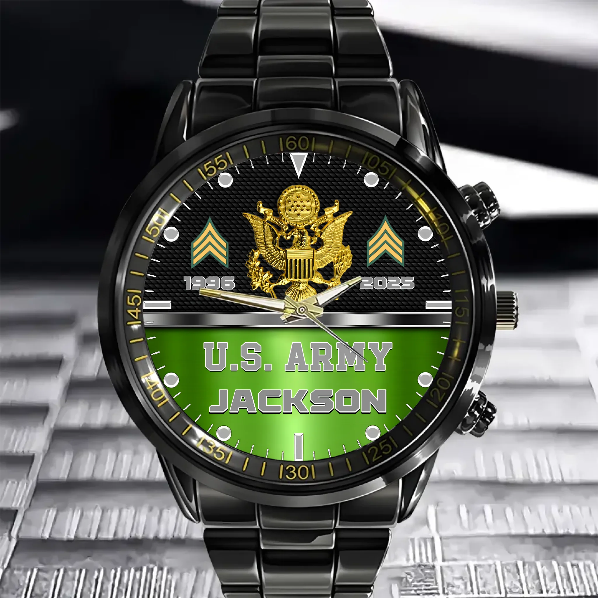 Take Pride In Being A Soldier Customized Watch - Personalized Branch and Name Watch For Veteran